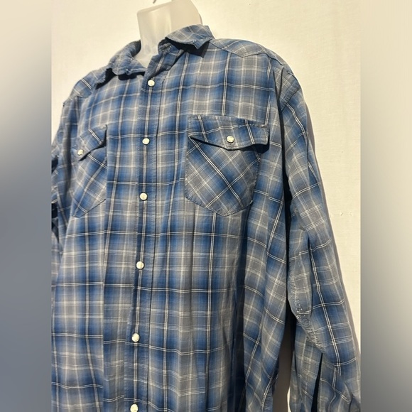 RedHead Men's Casual Snap Button Down Shirt 2XL - Picture 2 of 4